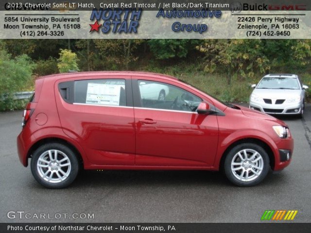 2013 Chevrolet Sonic LT Hatch in Crystal Red Tintcoat