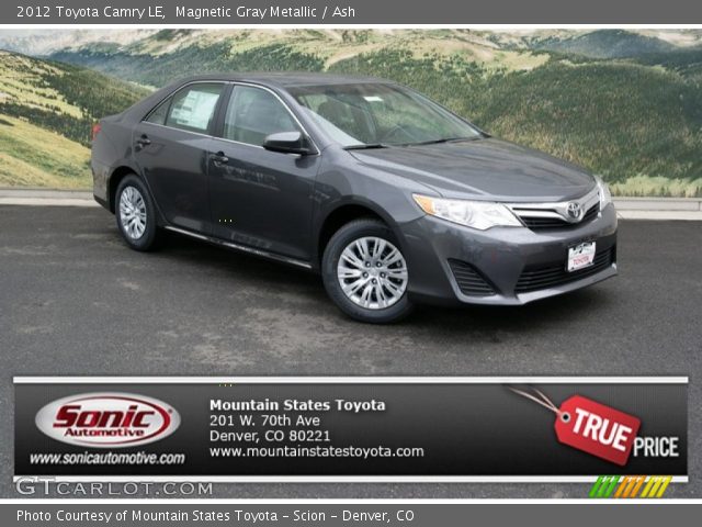 2012 Toyota Camry LE in Magnetic Gray Metallic