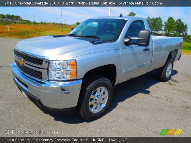 2013 Chevrolet Silverado 2500HD Work Truck Regular Cab 4x4 in Silver Ice Metallic
