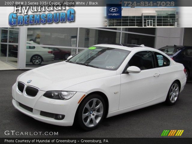 2007 BMW 3 Series 335i Coupe in Alpine White