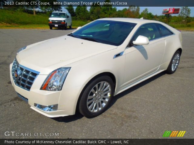 2013 Cadillac CTS Coupe in White Diamond Tricoat