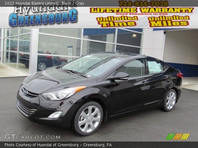 2013 Hyundai Elantra Limited in Black