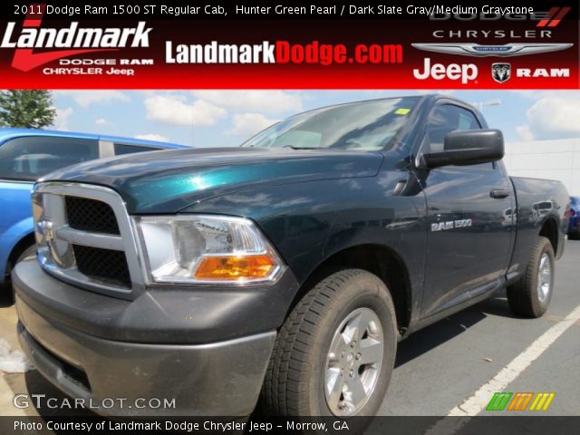 2011 Dodge Ram 1500 ST Regular Cab in Hunter Green Pearl
