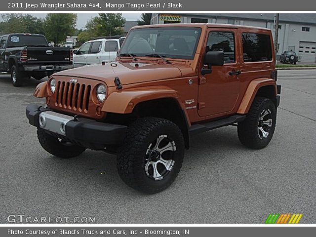 2011 Jeep Wrangler Sahara 4x4 in Mango Tango Pearl