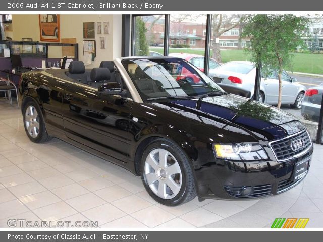 2006 Audi A4 1.8T Cabriolet in Brilliant Black
