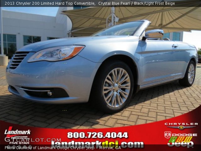 2013 Chrysler 200 Limited Hard Top Convertible in Crystal Blue Pearl