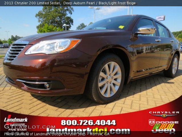 2013 Chrysler 200 Limited Sedan in Deep Auburn Pearl