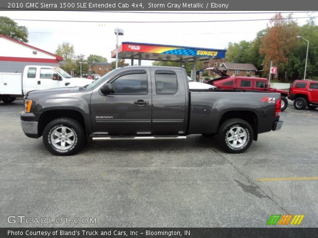 2010 GMC Sierra 1500 SLE Extended Cab 4x4 in Storm Gray Metallic