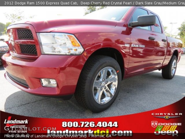 2012 Dodge Ram 1500 Express Quad Cab in Deep Cherry Red Crystal Pearl