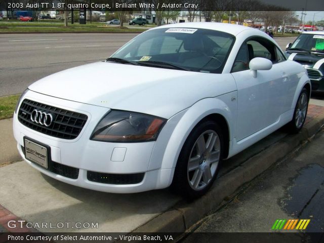 2003 Audi TT 1.8T quattro Coupe in Brilliant White