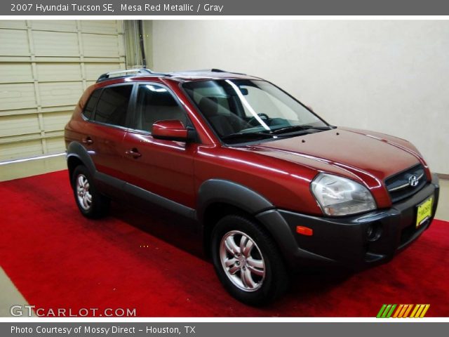 2007 Hyundai Tucson SE in Mesa Red Metallic