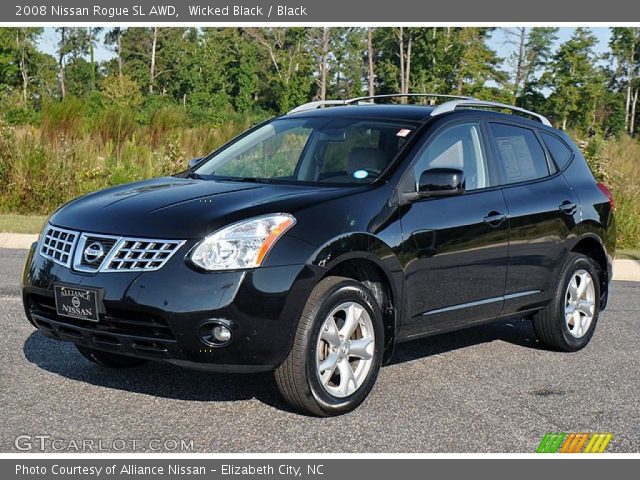 2008 Nissan Rogue SL AWD in Wicked Black