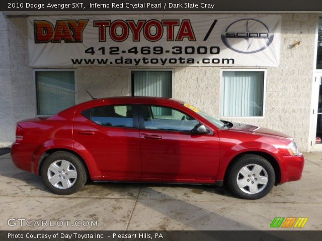 2010 Dodge Avenger SXT in Inferno Red Crystal Pearl
