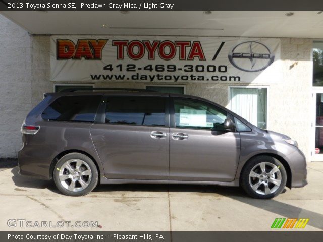 2013 Toyota Sienna SE in Predawn Gray Mica