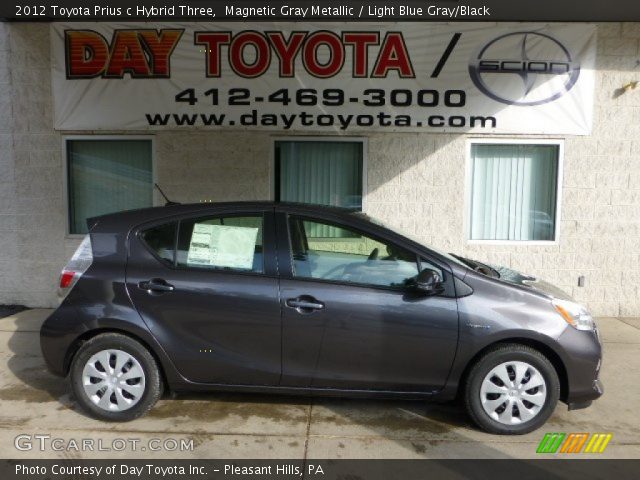 2012 Toyota Prius c Hybrid Three in Magnetic Gray Metallic