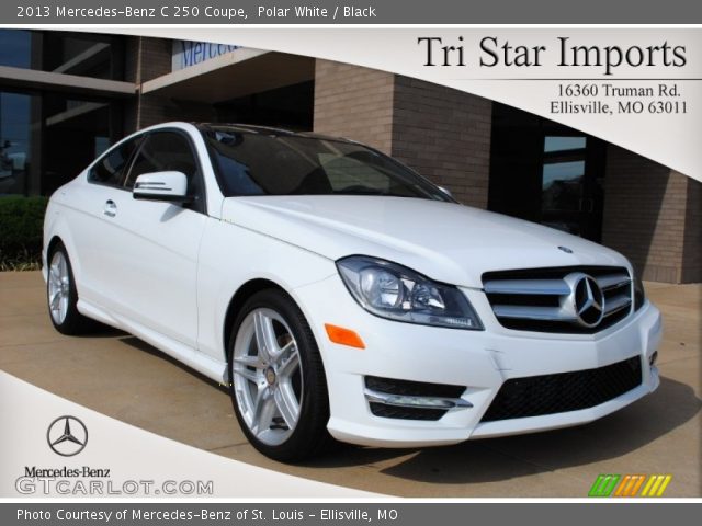 2013 Mercedes-Benz C 250 Coupe in Polar White