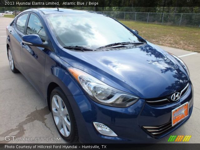 2013 Hyundai Elantra Limited in Atlantic Blue