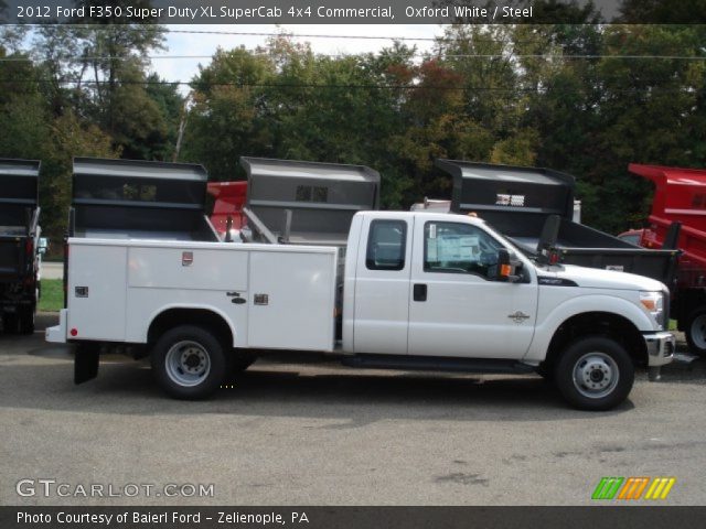 2012 Ford F350 Super Duty XL SuperCab 4x4 Commercial in Oxford White