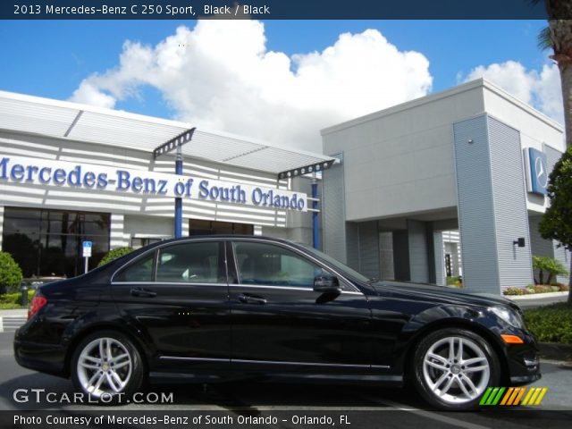 2013 Mercedes-Benz C 250 Sport in Black