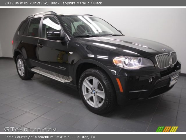 2012 BMW X5 xDrive35d in Black Sapphire Metallic