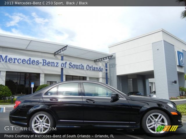2013 Mercedes-Benz C 250 Sport in Black