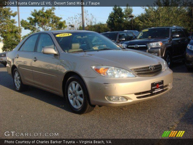 2004 Toyota Camry LE V6 in Desert Sand Mica