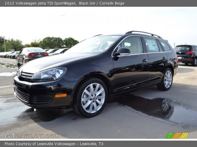 2013 Volkswagen Jetta TDI SportWagen in Black Uni