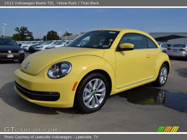 2013 Volkswagen Beetle TDI in Yellow Rush