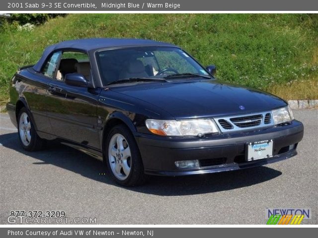 2001 Saab 9-3 SE Convertible in Midnight Blue