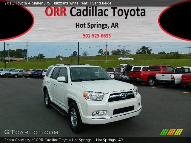 2011 Toyota 4Runner SR5 in Blizzard White Pearl