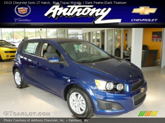 2013 Chevrolet Sonic LT Hatch in Blue Topaz Metallic