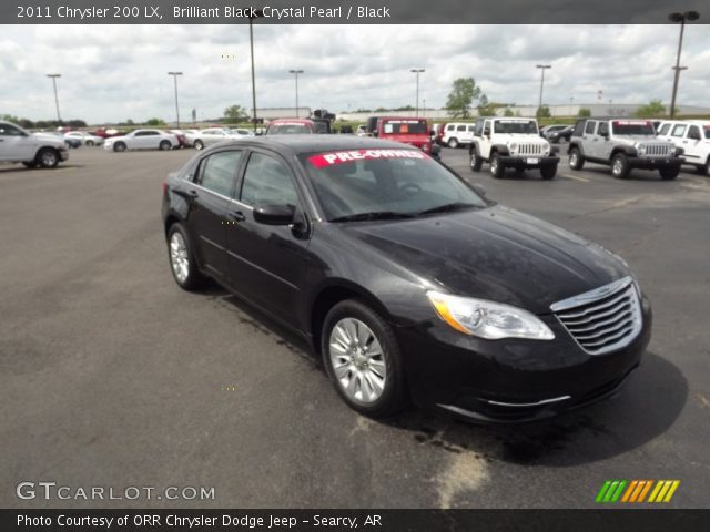 2011 Chrysler 200 LX in Brilliant Black Crystal Pearl