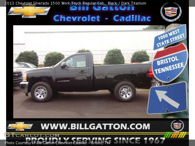 2013 Chevrolet Silverado 1500 Work Truck Regular Cab in Black