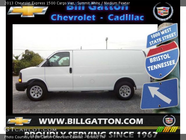 2013 Chevrolet Express 1500 Cargo Van in Summit White