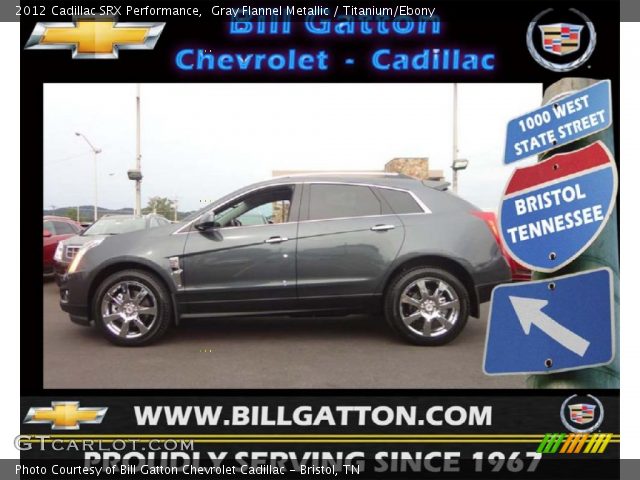 2012 Cadillac SRX Performance in Gray Flannel Metallic
