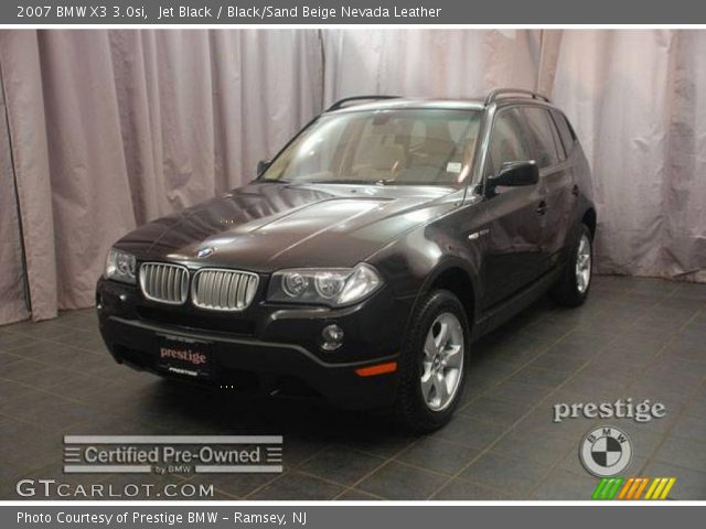2007 BMW X3 3.0si in Jet Black