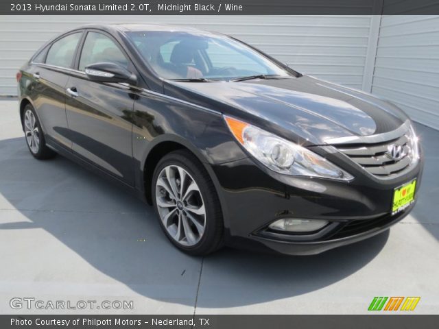 2013 Hyundai Sonata Limited 2.0T in Midnight Black