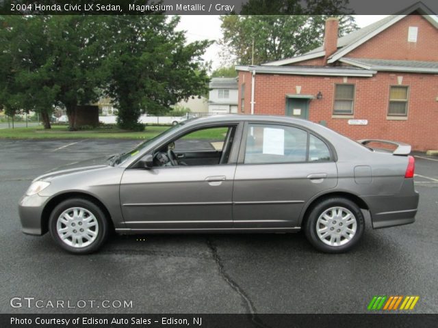 2004 Honda Civic LX Sedan in Magnesium Metallic