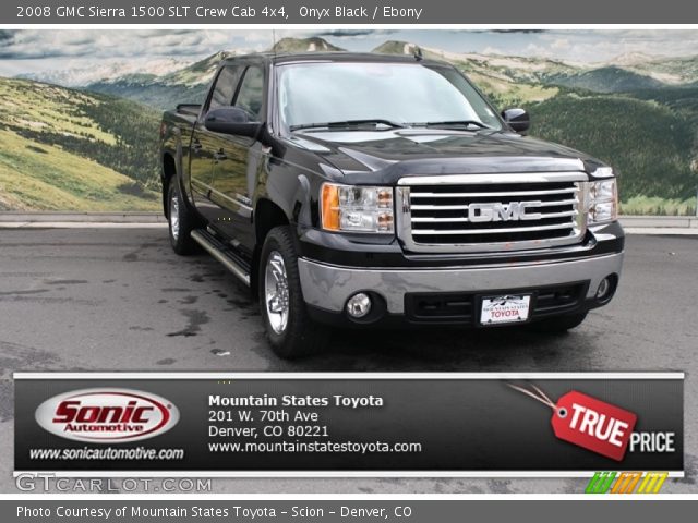 2008 GMC Sierra 1500 SLT Crew Cab 4x4 in Onyx Black