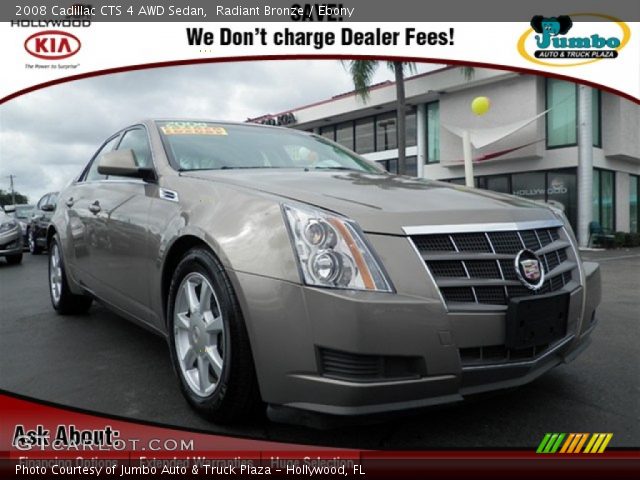 2008 Cadillac CTS 4 AWD Sedan in Radiant Bronze