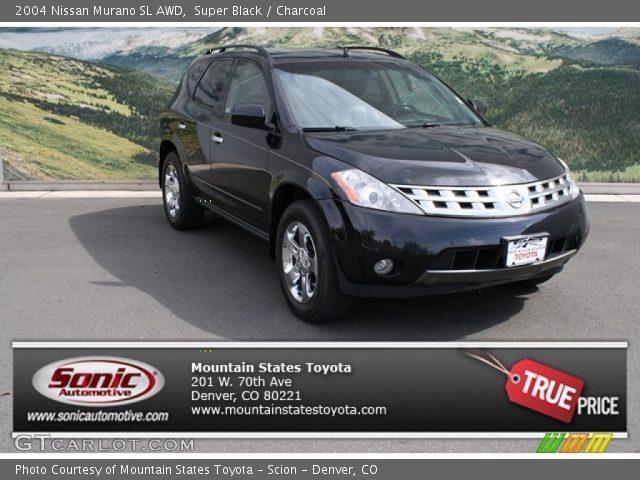 2004 Nissan Murano SL AWD in Super Black