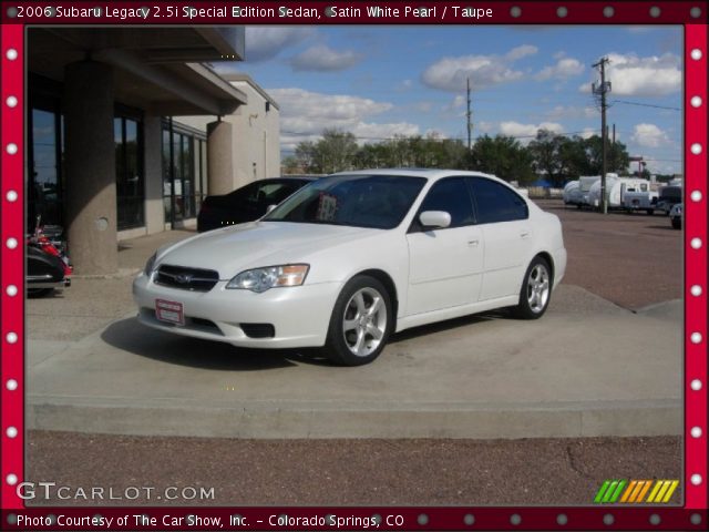 2006 Subaru Legacy 2.5i Special Edition Sedan in Satin White Pearl