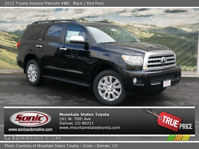 2013 Toyota Sequoia Platinum 4WD in Black