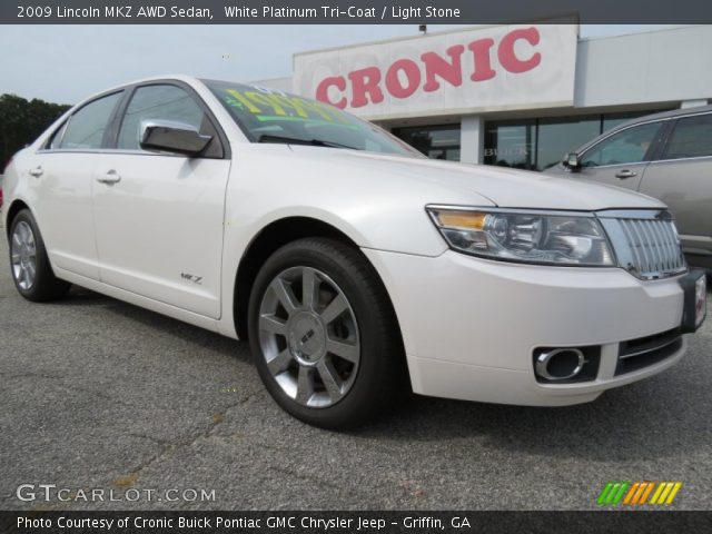 2009 Lincoln MKZ AWD Sedan in White Platinum Tri-Coat