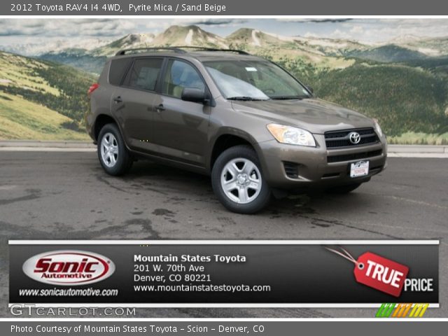 2012 Toyota RAV4 I4 4WD in Pyrite Mica