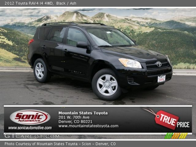 2012 Toyota RAV4 I4 4WD in Black