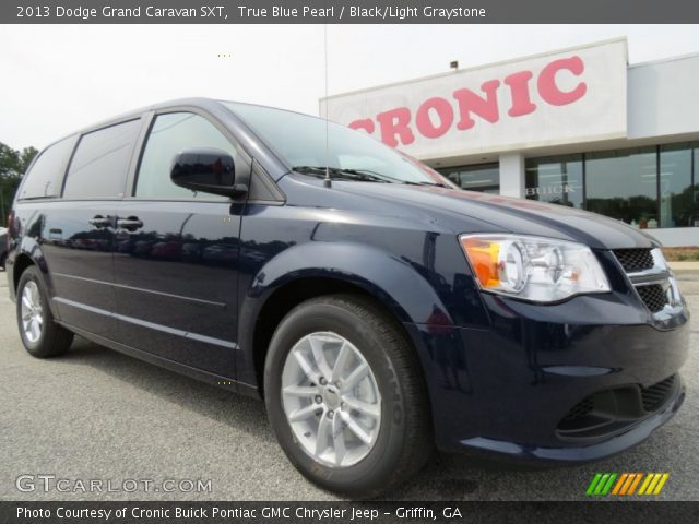 2013 Dodge Grand Caravan SXT in True Blue Pearl