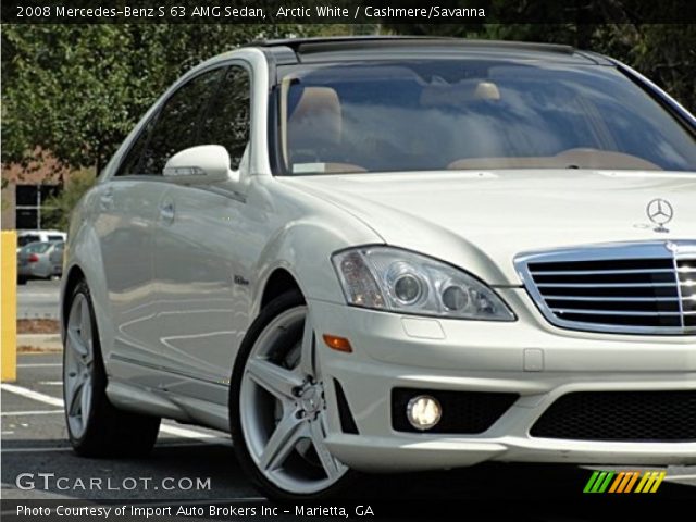 2008 Mercedes-Benz S 63 AMG Sedan in Arctic White