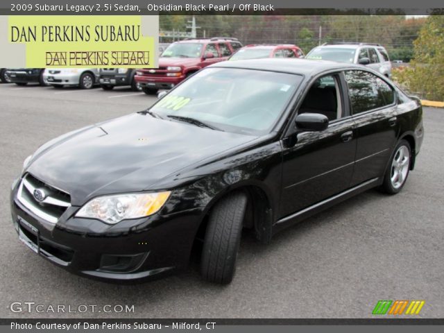 2009 Subaru Legacy 2.5i Sedan in Obsidian Black Pearl