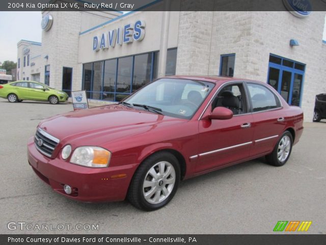 2004 Kia Optima LX V6 in Ruby Red